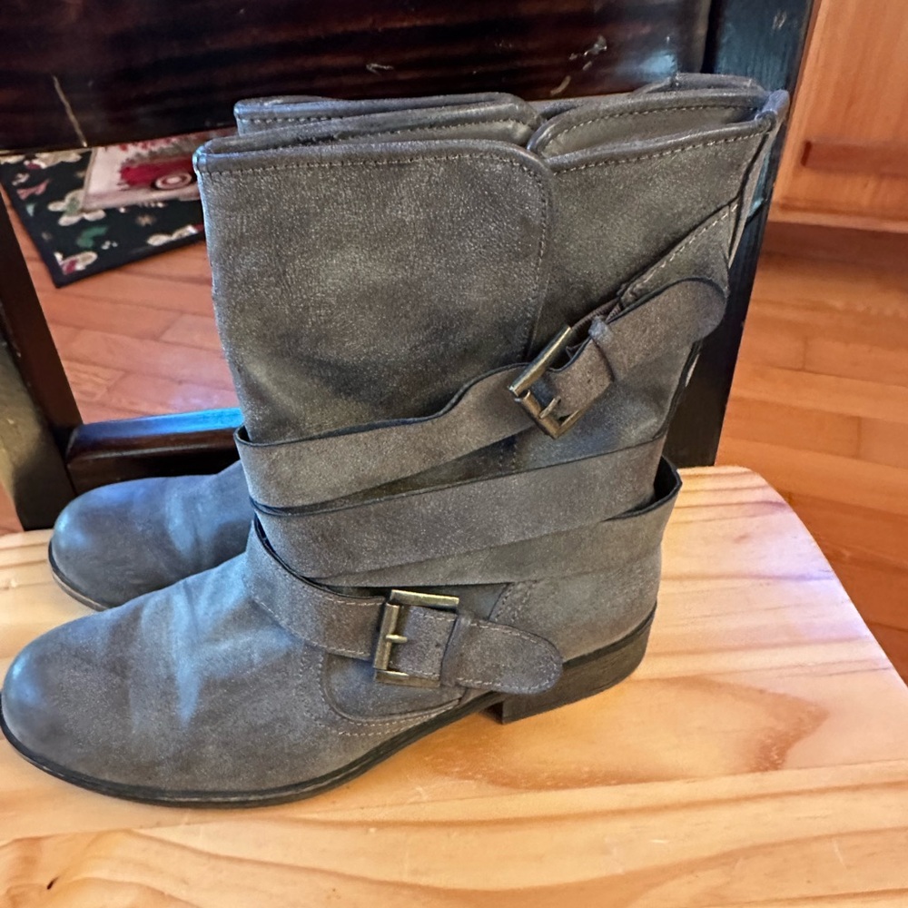 Madden Girl - half pull on boots, size 7.5